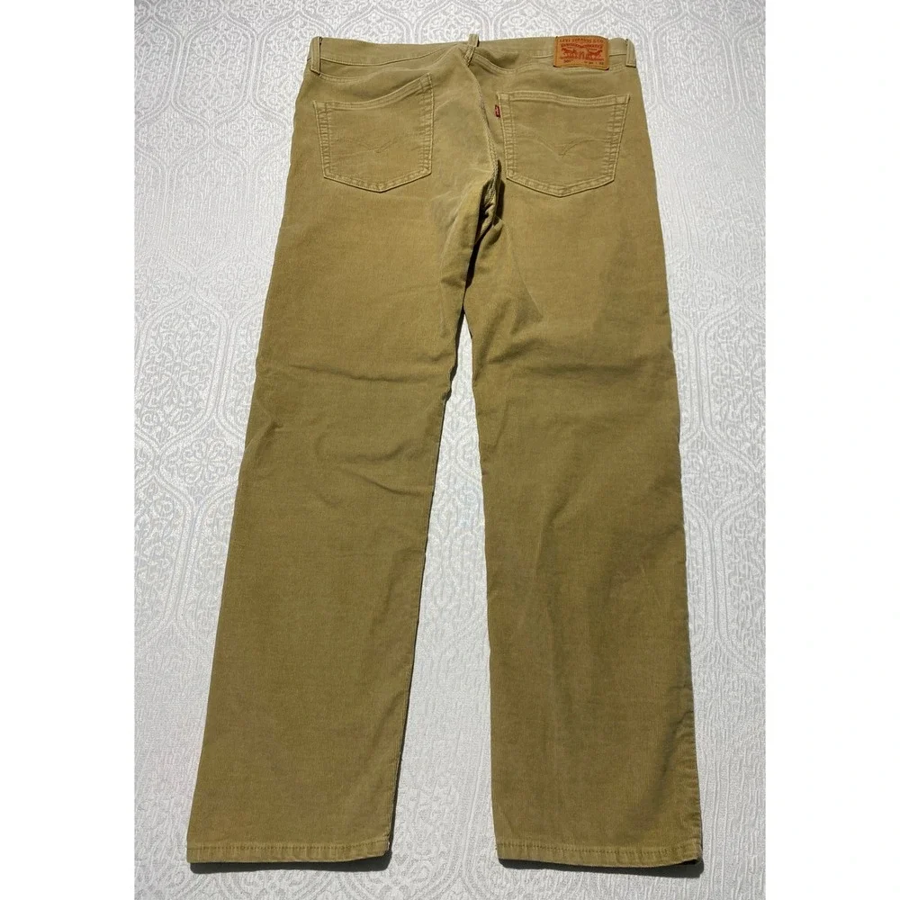Levi's 505 Regular Fit Corduroy‎ Pants Tan W36 L32